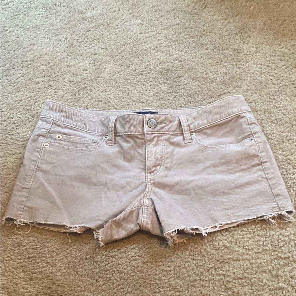 American Eagle Tan Corduroy Women's Shorts